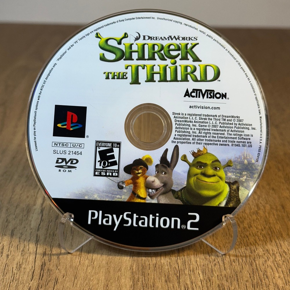 Activision Shrek the Third PS2 TESTED Standard Multicolor GOOD Disc Only